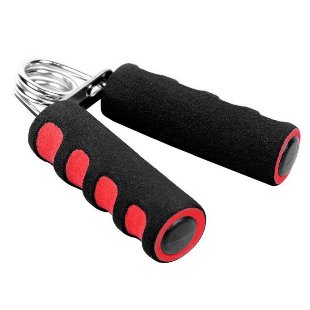 1-Pack Foam Hand Gripper with 55LB Strength, Ergonomic Non-Slip Grip &amp; Springs - Red/Blue for Home Gym, CrossFit, Wrist &amp; Arm Strength Training, Hand Grip Strengthener