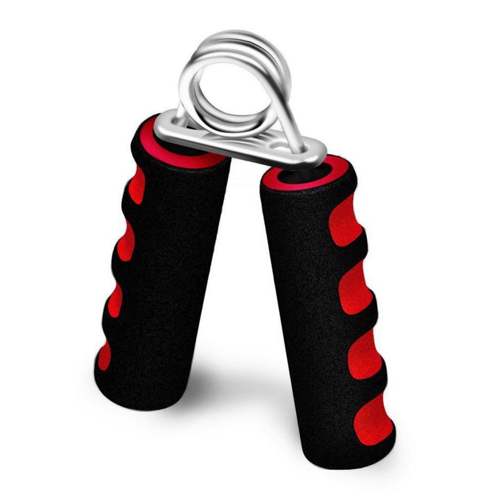 1-Pack Foam Hand Gripper with 55LB Strength, Ergonomic Non-Slip Grip &amp; Springs - Red/Blue for Home Gym, CrossFit, Wrist &amp; Arm Strength Training, Hand Grip Strengthener