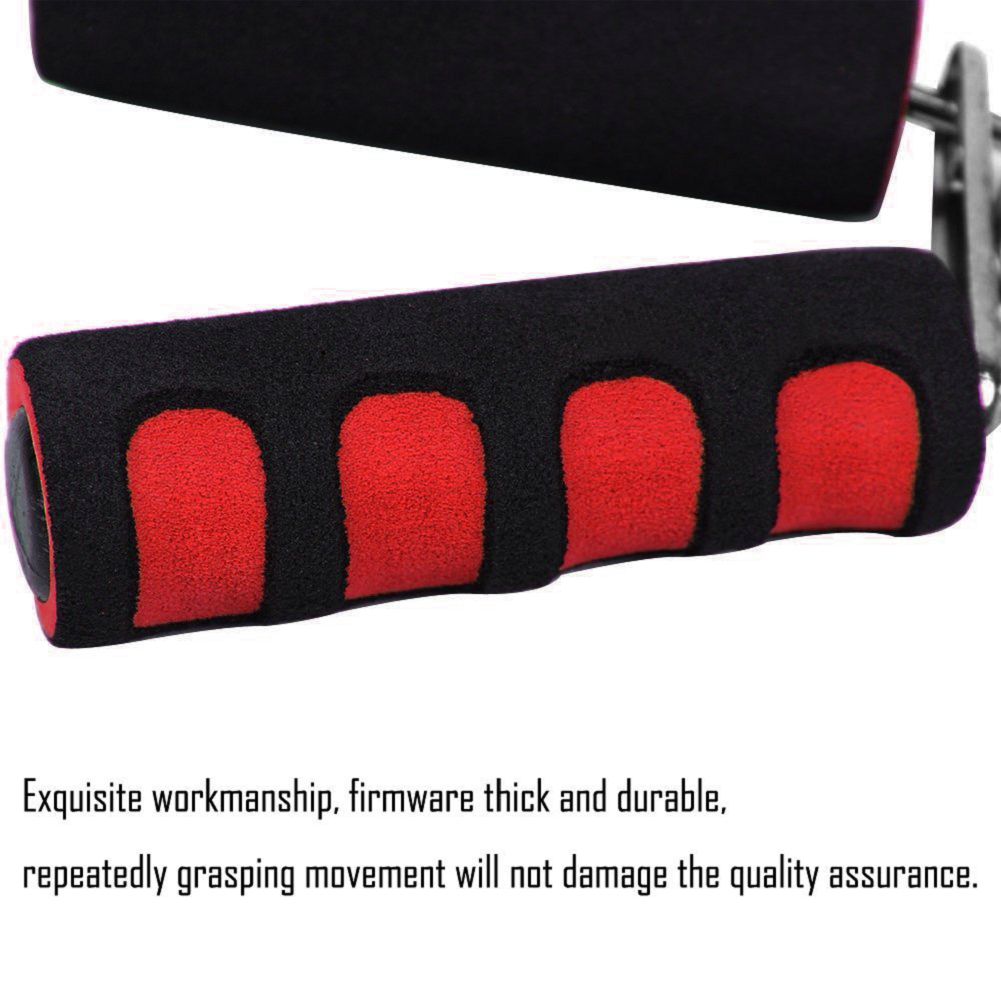 1-Pack Foam Hand Gripper with 55LB Strength, Ergonomic Non-Slip Grip &amp; Springs - Red/Blue for Home Gym, CrossFit, Wrist &amp; Arm Strength Training, Hand Grip Strengthener