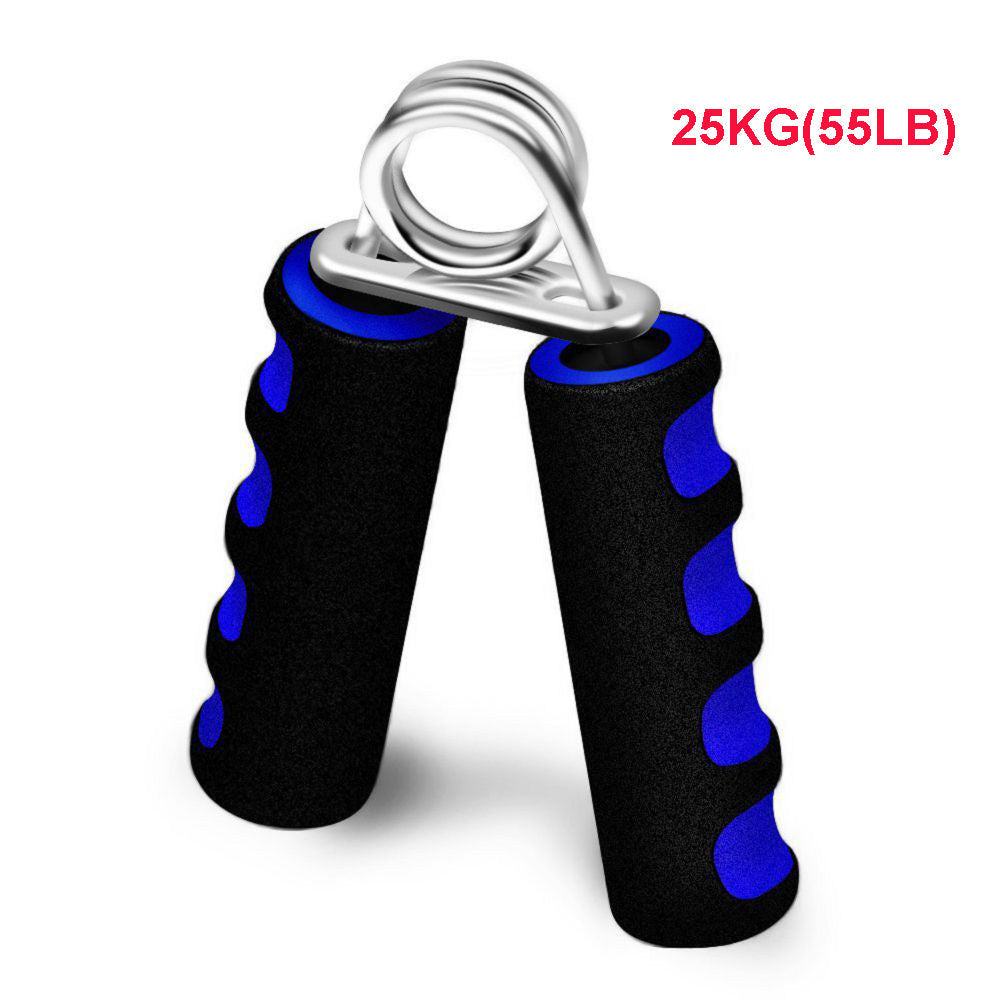 1-Pack Foam Hand Gripper with 55LB Strength, Ergonomic Non-Slip Grip &amp; Springs - Red/Blue for Home Gym, CrossFit, Wrist &amp; Arm Strength Training, Hand Grip Strengthener