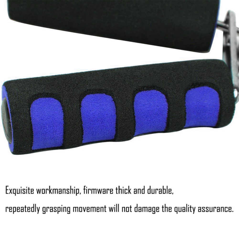 1-Pack Foam Hand Gripper with 55LB Strength, Ergonomic Non-Slip Grip &amp; Springs - Red/Blue for Home Gym, CrossFit, Wrist &amp; Arm Strength Training, Hand Grip Strengthener