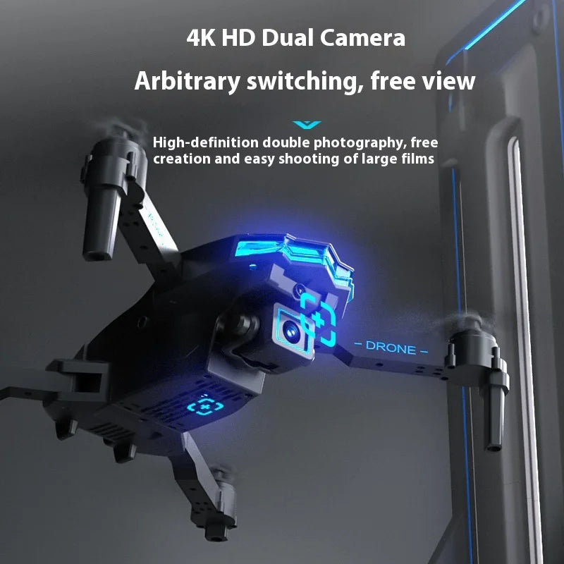 X6 Professional Drone Dual 4k High-Definition GPS, Three-Sided Obstacle Avoidance, Foldable Remote Control Quadcopter