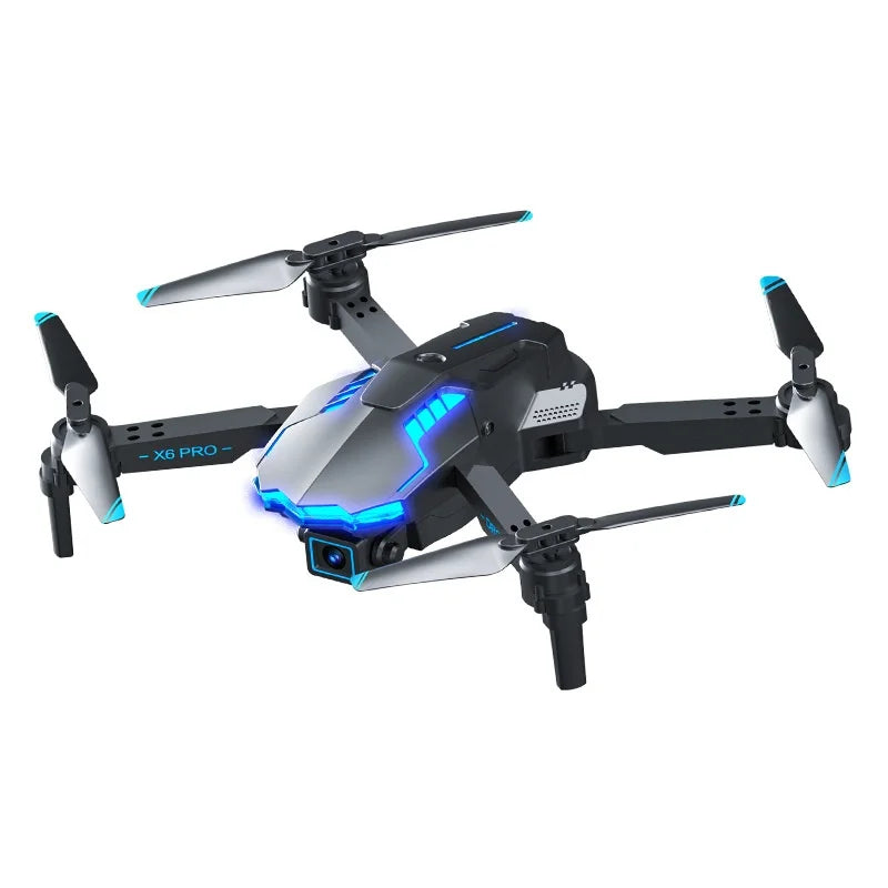 X6 Professional Drone Dual 4k High-Definition GPS, Three-Sided Obstacle Avoidance, Foldable Remote Control Quadcopter