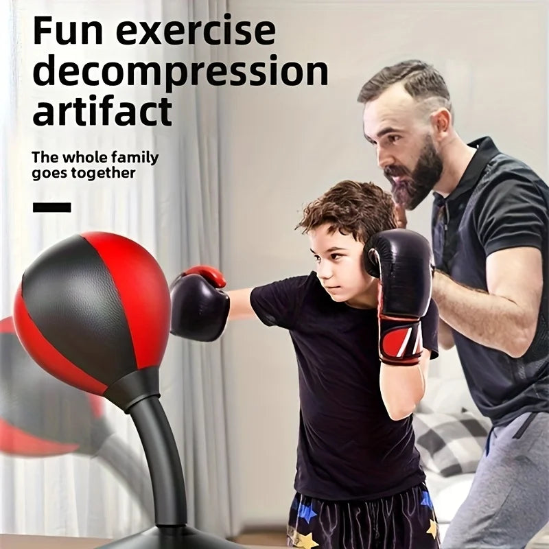 (Recommended By The United States)Desktop Boxing Speed ​​Reaction Ball - A Children's Toy Training Equipment Suitable For Both Boy