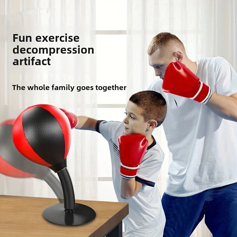 (Recommended By The United States)Desktop Boxing Speed ​​Reaction Ball - A Children's Toy Training Equipment Suitable For Both Boy