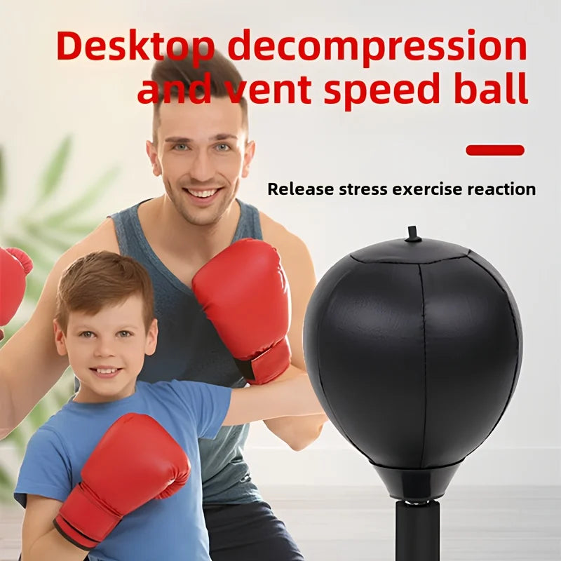 (Recommended By The United States)Desktop Boxing Speed ​​Reaction Ball - A Children's Toy Training Equipment Suitable For Both Boy
