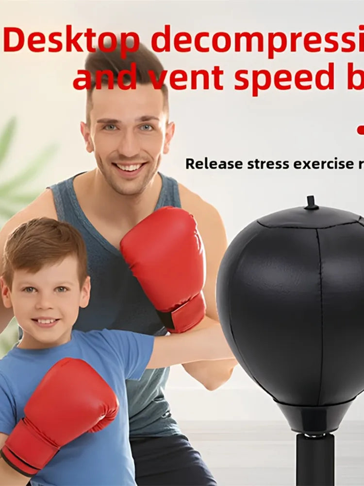 (Recommended By The United States)Desktop Boxing Speed ​​Reaction Ball - A Children's Toy Training Equipment Suitable For Both Boy