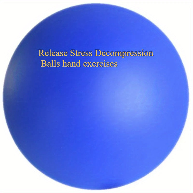 1pc Silicone High-Elastic Grip Ball - Blue Finger Strengthening &amp; Muscle Training Exerciser, Hand Massage Squeeze for Improved Dexterity and Flexibilit
